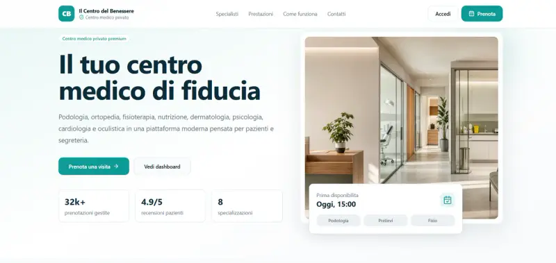 Anteprima demo Centro sanitario