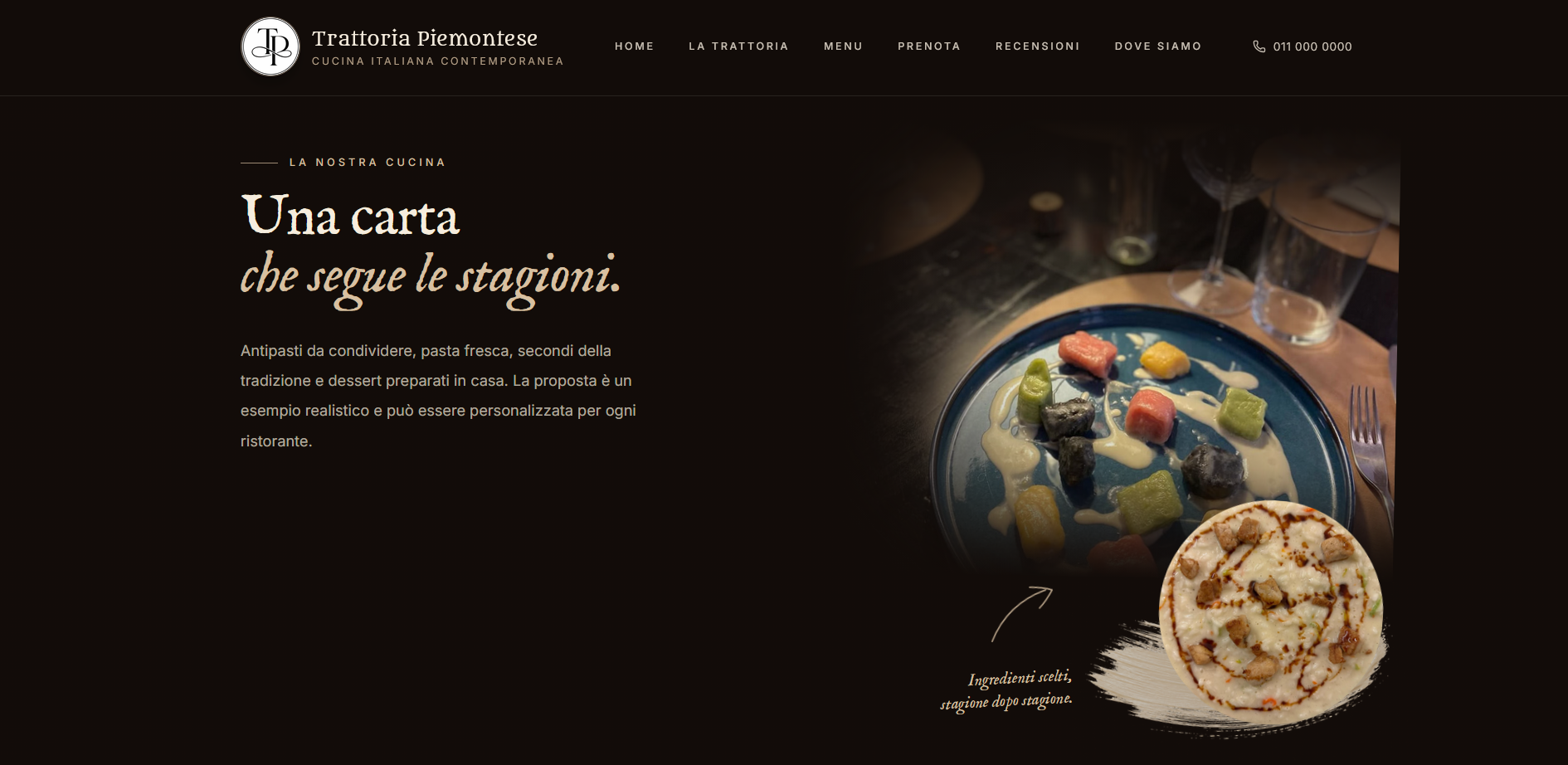 Anteprima demo Ristorante